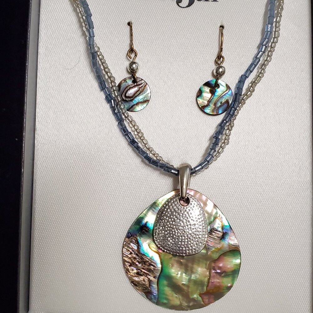 2-Strand Necklace and Earring Set